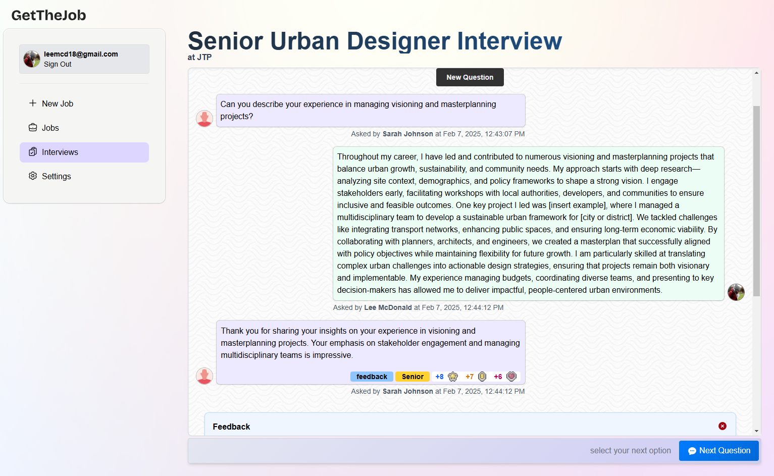 Mock Interview for Urban Planner